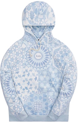 KITH タイルプリントパーカー ブルー メンズ KH2664-405 Order KITH タイルプリントパーカー ブルー メンズ KH2664-405