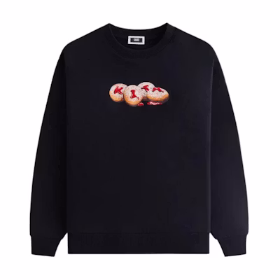 KITH Treats FW24 Unisex Black Crewneck Sweatshirt - Soft & Versatile KHT030148-001