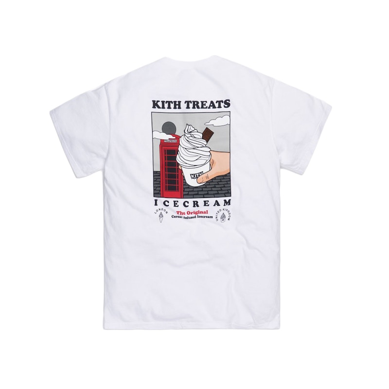 Order Kaos KITH Treats Locale London Putih