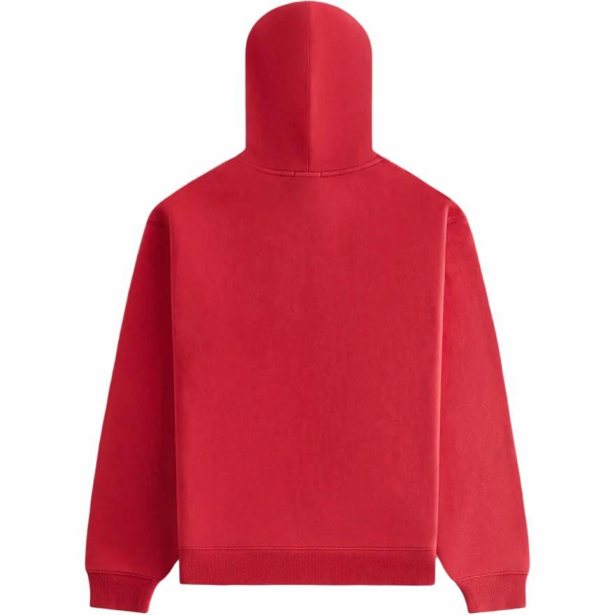 Lookbook KITH Treats Plum Blossom Williams III Red Hoodie Pullover Unisex Sweatshirt. KHT030166-619