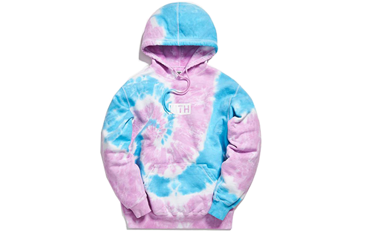 KITH Treats Swirl Hoodie Blue/Pink Tie-Dye Unisex BOGO KH2424-115 圖 2