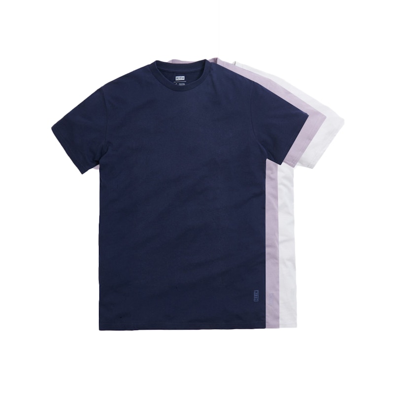 KITH Undershirt 3-Pack Oyster Grey/Mineral Grey/Obsidian Navy