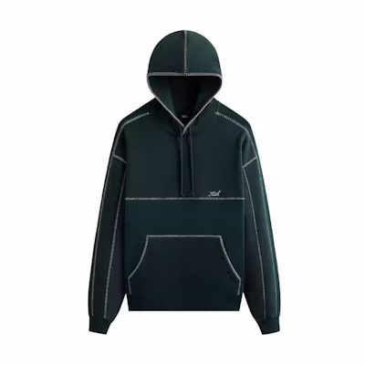KITH Unisex Solid Color Hoodie Black KHM031341-302