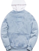 KITH Unisex Tie-Dye Hoodie Pullover Long Sleeve Light Indigo KH2322-402 KITH Unisex Tie-Dye Hoodie Pullover Long Sleeve Light Indigo KH2322-402