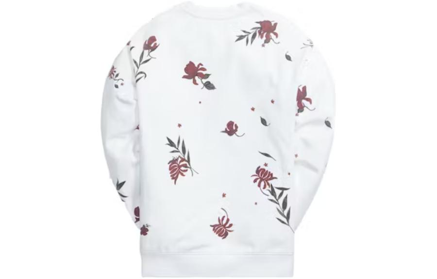 Lookbook KITH Unisex White Crewneck Graphic Logo Long Sleeve Sweatshirt KH2703-101