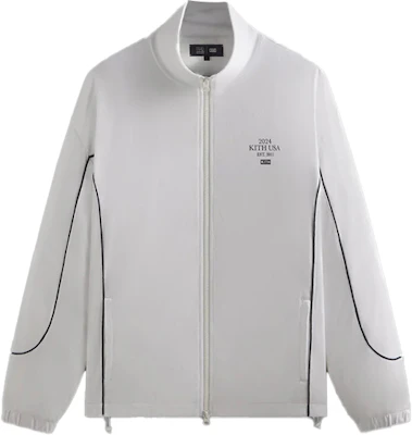 KITH USA Basketball SS24 White Stylish Comfort Zip-Up Jacket KHM010574-101 Buy KITH USA Basketball SS24 White Stylish Comfort Zip-Up Jacket KHM010574-101