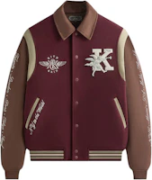 KITH Varsity Fashion Collared Button-Up Long Sleeve Jacket - KHM010843-601 KITH Varsity Fashion Collared Button-Up Long Sleeve Jacket - KHM010843-601