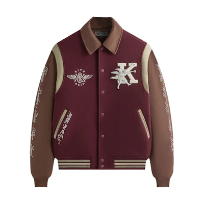 KITH Varsity Fashion Collared Button-Up Long Sleeve Jacket - KHM010843-601