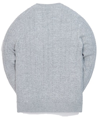 KITH Vintage Tilden Crewneck Sweater Grey Order KITH Vintage Tilden Crewneck Sweater Grey