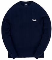 KITH Vintage Tilden Crewneck Sweater Obsidian Navy KITH Vintage Tilden Crewneck Sweater Obsidian Navy
