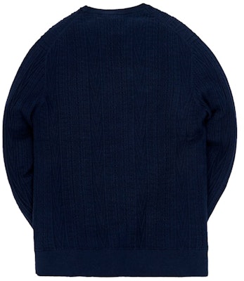 KITH Vintage Tilden Crewneck Sweater Obsidian Navy Order KITH Vintage Tilden Crewneck Sweater Obsidian Navy