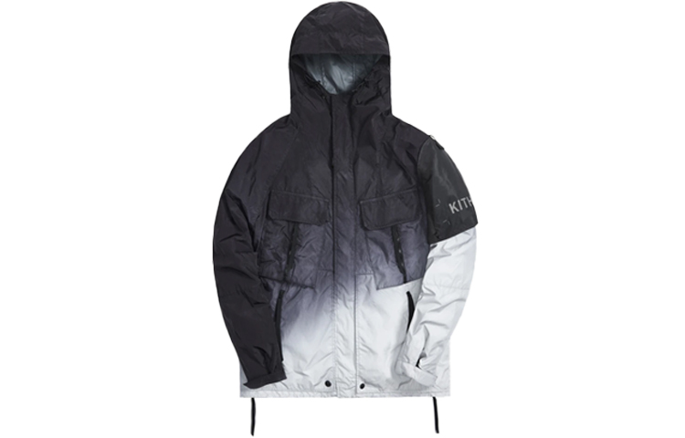 KITH Washed Dye Hoodie Jacket Unisex - Gray NMN-I20187-156