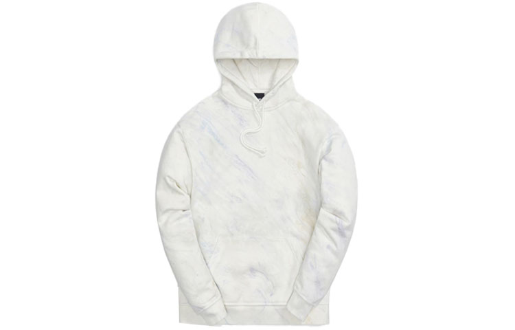 KITH Williams III Marble Dye Hoodie Purple Unisex Fleece Pullover. KH2705-704