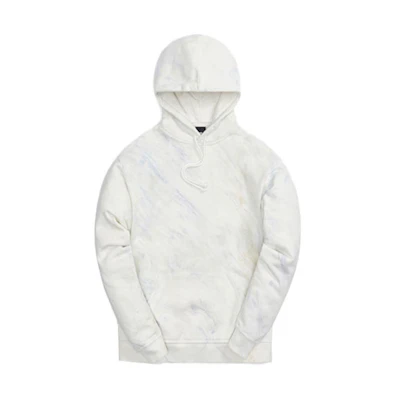 KITH Williams III Marble Dye Hoodie Purple Unisex Fleece Pullover. KH2705-704