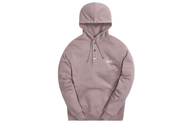 KITH Williams IV Hoodie Lavender Unisex Casual Hooded Sweatshirt KH2617-603