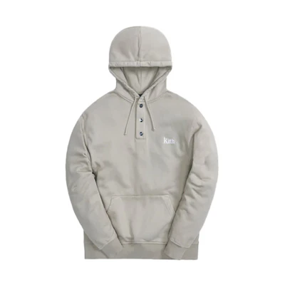 KITH Williams IV Hoodie Unisex Casual Stone Blue Sweatshirt KH2617-208