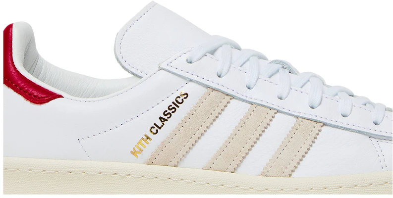 KITH x adidas Campus 80s 'Classics Program - White Red' GY2542 Order KITH x adidas Campus 80s 'Classics Program - White Red' GY2542