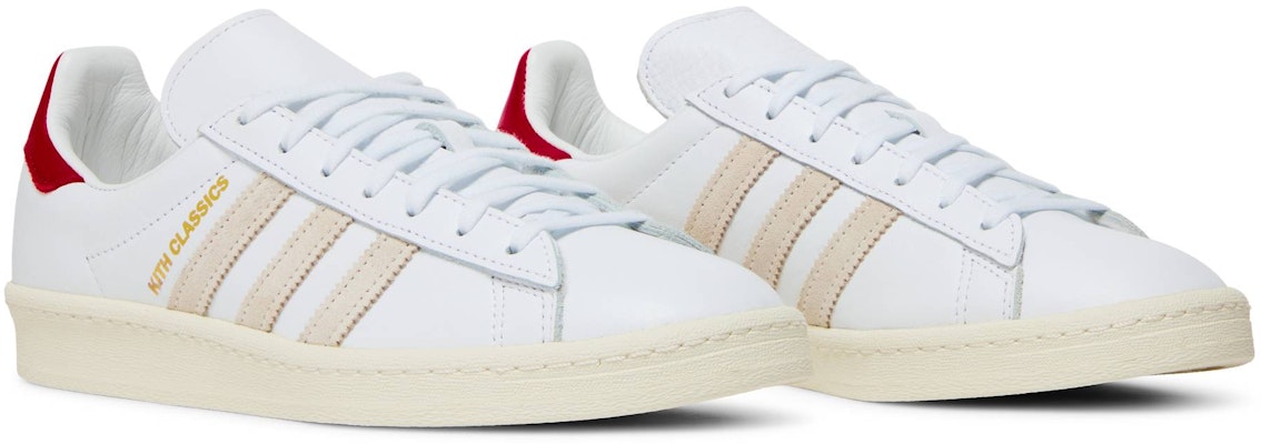 KITH x adidas Campus 80s 'Classics Program - White Red' GY2542 Cheap KITH x adidas Campus 80s 'Classics Program - White Red' GY2542
