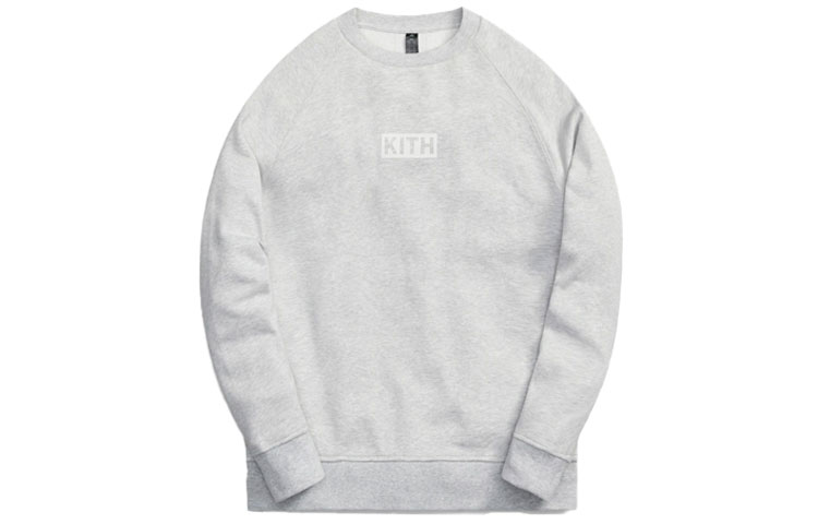 KITH adidas Crewneck Sweatshirt Grey Collaboration AAH47910