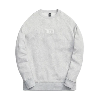 KITH adidas Crewneck Sweatshirt Grey Collaboration AAH47910