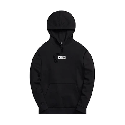 KITH adidas Hoodie Black Unisex Letter Print Pullover AAH47916