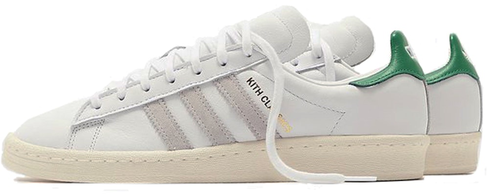 Kith x adidas Originals Campus 復古皮革板鞋 白色 Shop Kith x adidas Originals Campus 復古皮革板鞋 白色