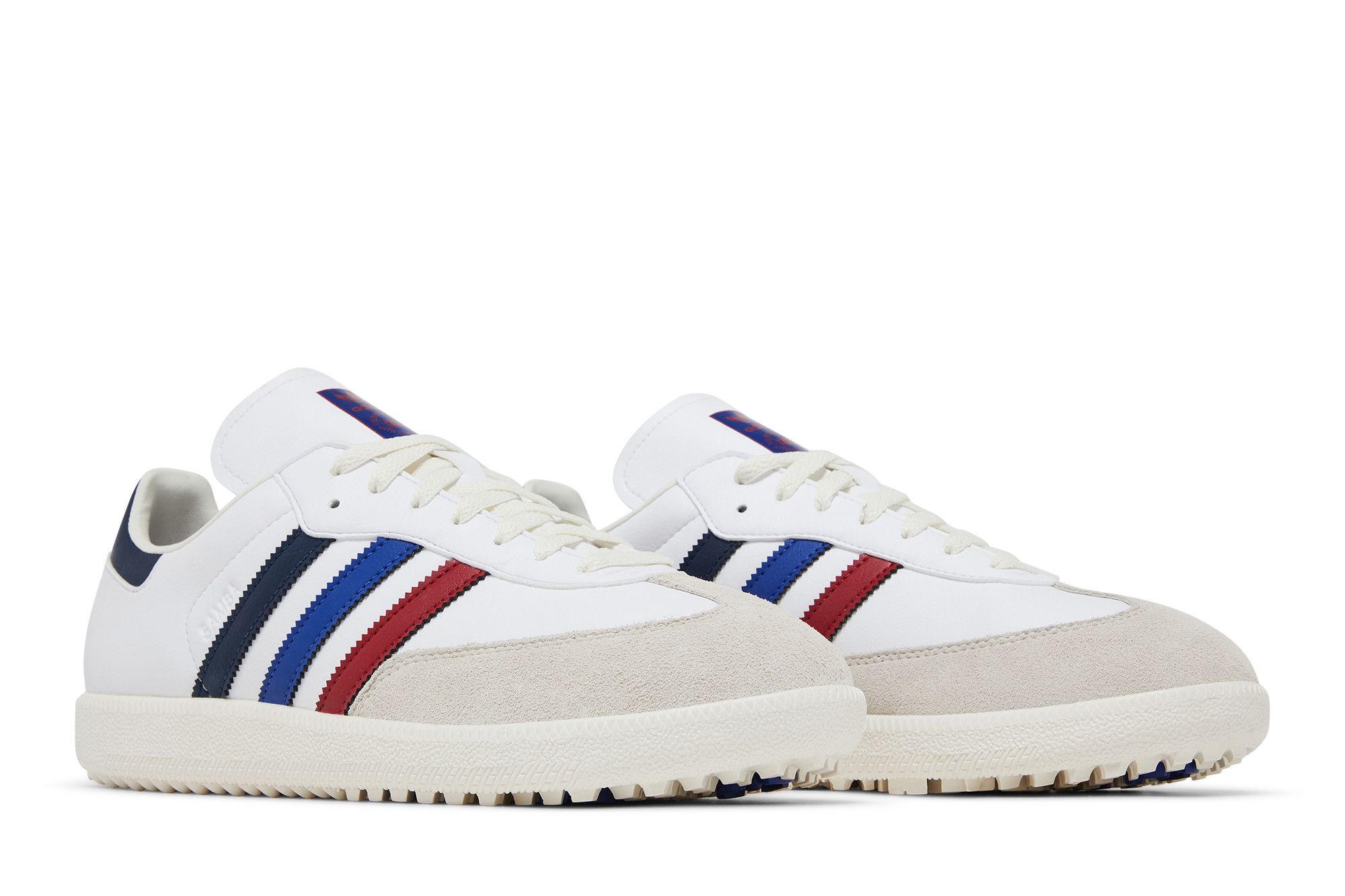 Cheap Kith x adidas Samba Spikeless Golf 'Merah Biru Laut Tentera' JH8176