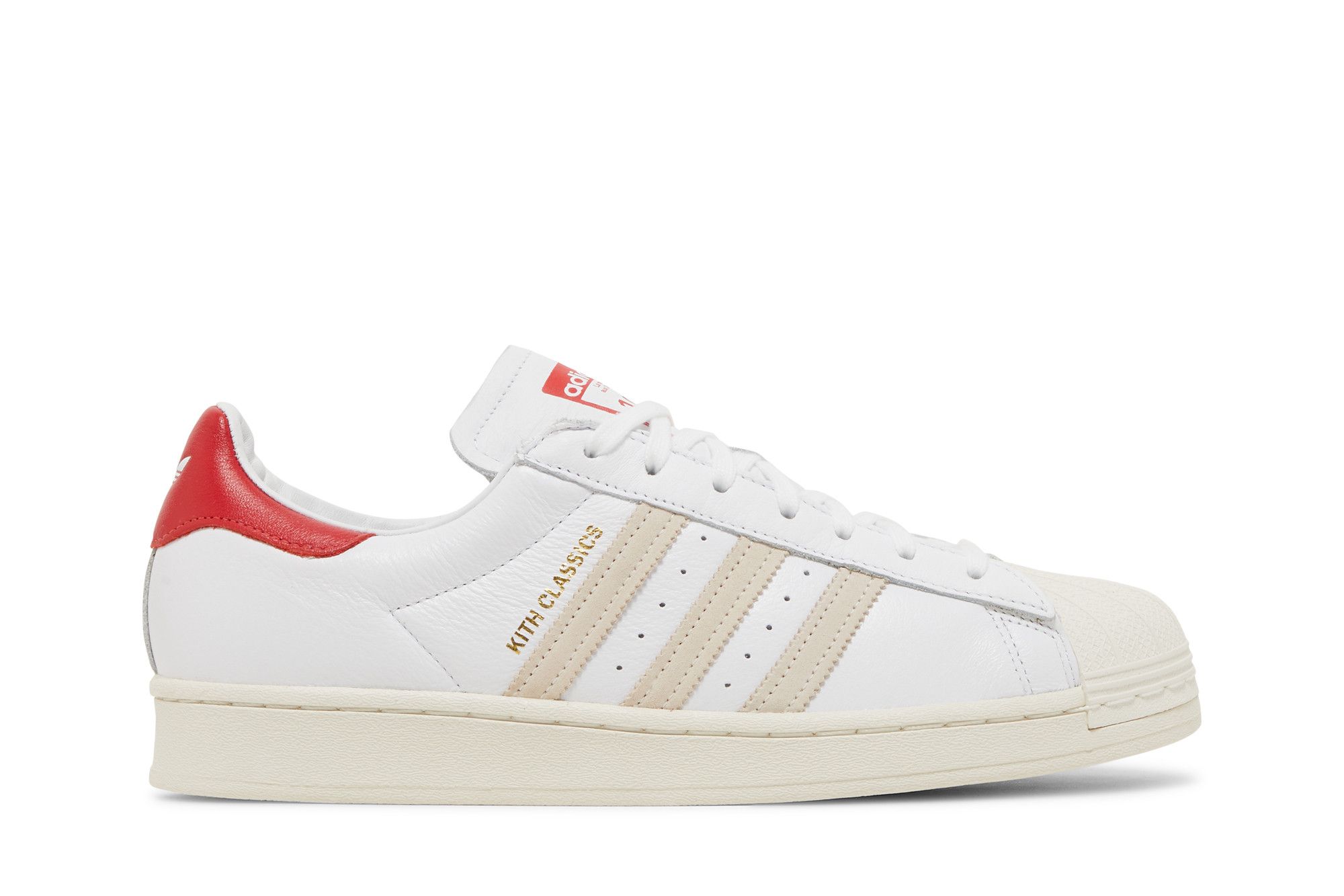 Buy KITH x 아디다스 슈퍼스타 '클래식 프로그램 - 화이트 레드' GY2543 GY2543