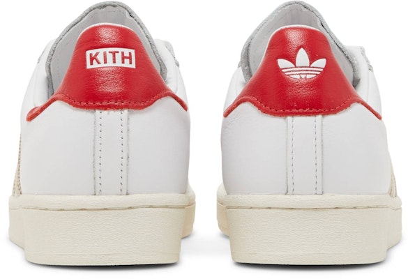 KITH x adidas Superstar '经典计划 - 白红色' GY2543 Details for KITH x adidas Superstar '经典计划 - 白红色' GY2543