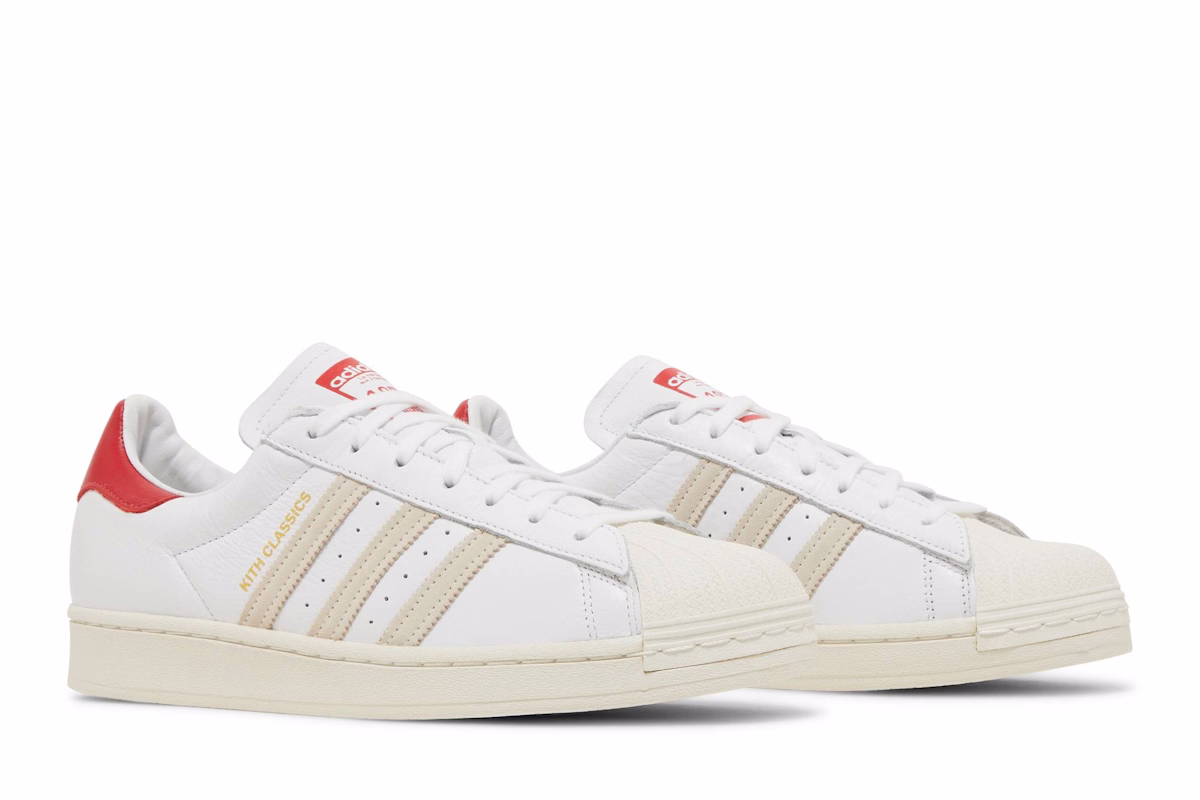 KITH x adidas Superstar 'Classics Program - White Red' GY2543