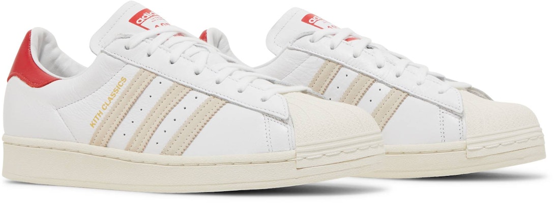 KITH x adidas Superstar '经典计划 - 白红色' GY2543 Cheap KITH x adidas Superstar '经典计划 - 白红色' GY2543