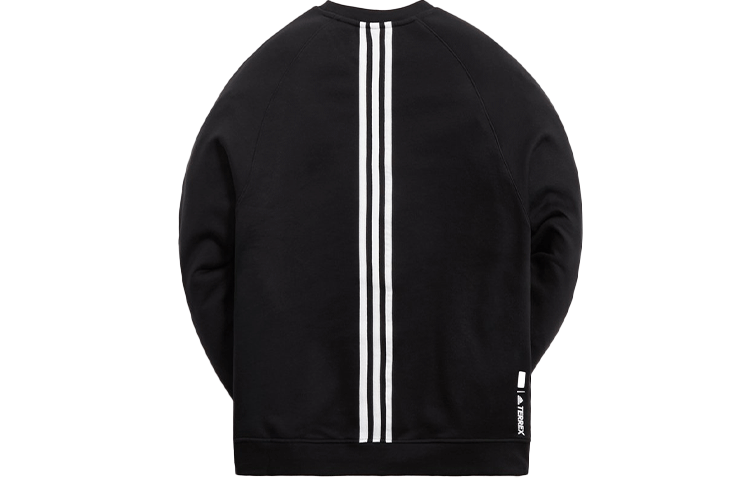 KITH adidas Terrex Crewneck Black Logo Print Sweatshirt Black H47909