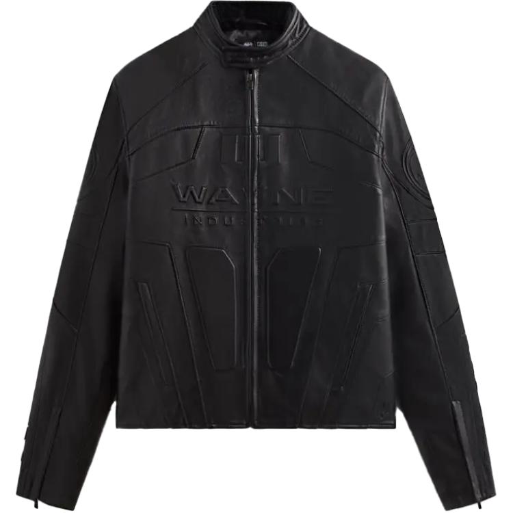 KITH BATMAN FW24 Black Soft & Stylish Casual Jacket Collaboration KHM010703-001