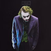 Purchase KITH x Batman FW24 小丑復古黑色長袖T恤 男款 KHM032774-001
