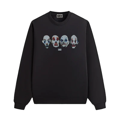 KITH BATMAN FW24 Thugs Vintage Nelson Oversized Sweatshirt Black Mens KHM032788-001