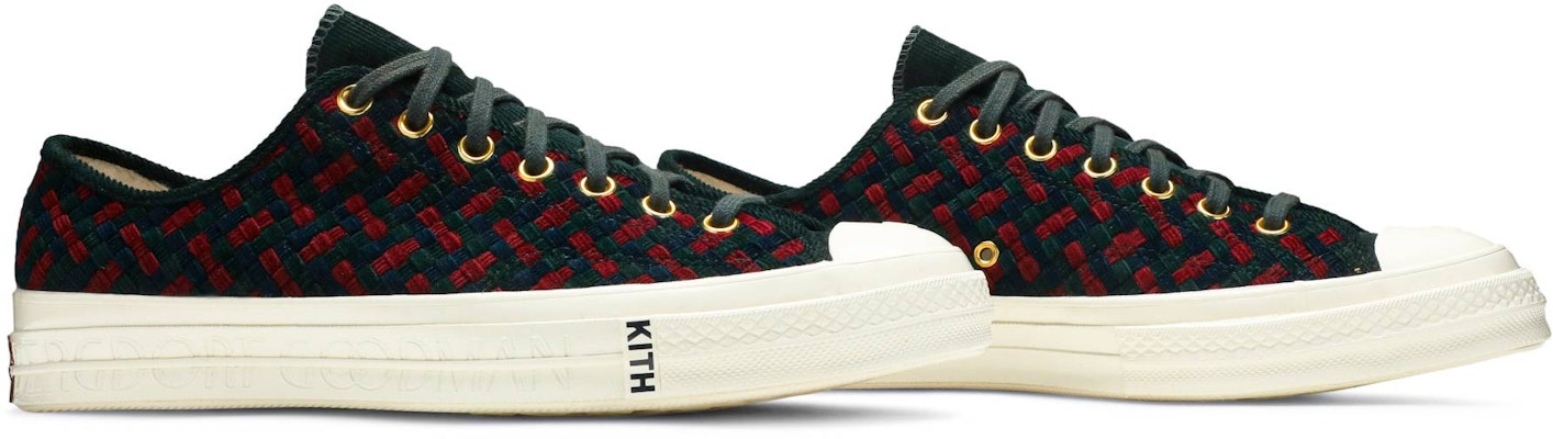 KITH x Bergdorf Goodman x Converse Chuck 70 Low 'Tenunan Pelbagai Warna' 165629C Cheap KITH x Bergdorf Goodman x Converse Chuck 70 Low 'Tenunan Pelbagai Warna' 165629C