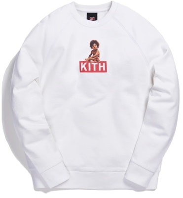 KITH x Biggie Classic Logo Crewneck White Buy KITH x Biggie Classic Logo Crewneck White
