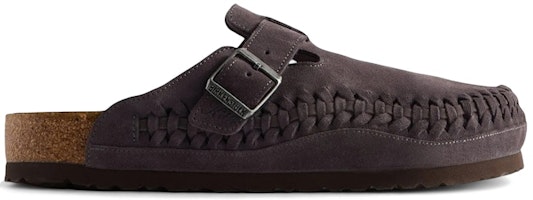 KITH x Birkenstock Boston Braided Suede Rabbit Grey 1032161 KITH x Birkenstock Boston Braided Suede Rabbit Grey 1032161