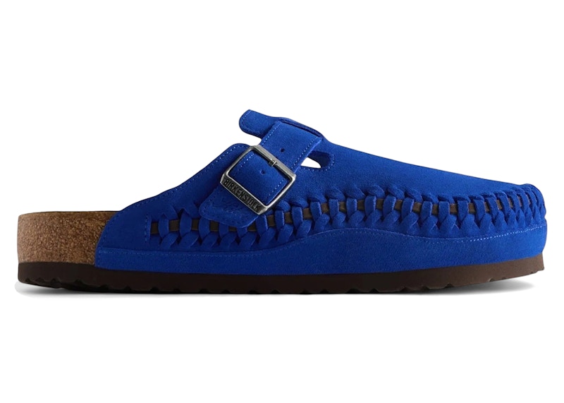KITH x Birkenstock Boston Braided Suede Ultra Blue (Narrow Fit) 1032183