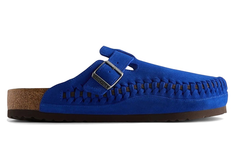 KITH x Birkenstock Boston Braided Suede Ultra Blue 1032170