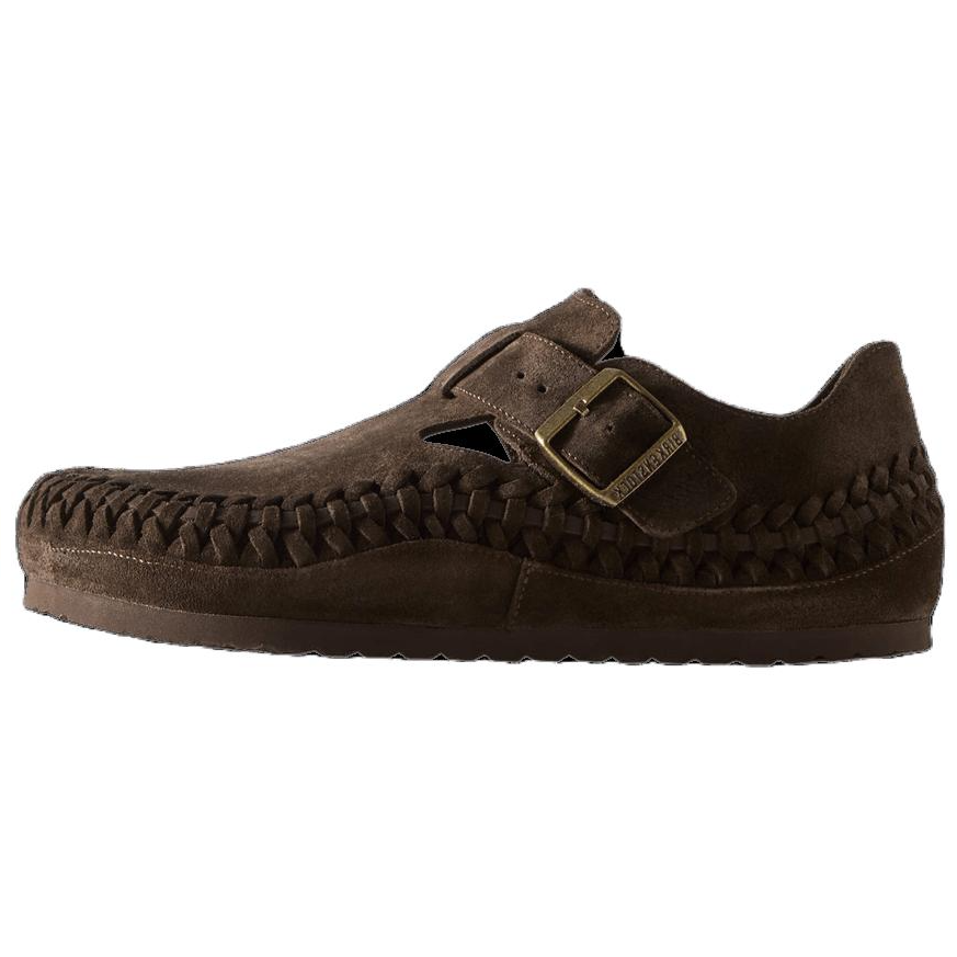 KITH x Birkenstock London Brown Casual Low-Top Shoes Durable Stylish Option 1029978