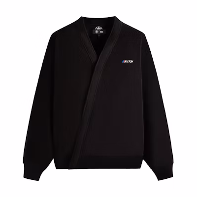 KITH BMW FW24 Black Logo Casual Fashion Long-Sleeve Jacket KHM032905-001