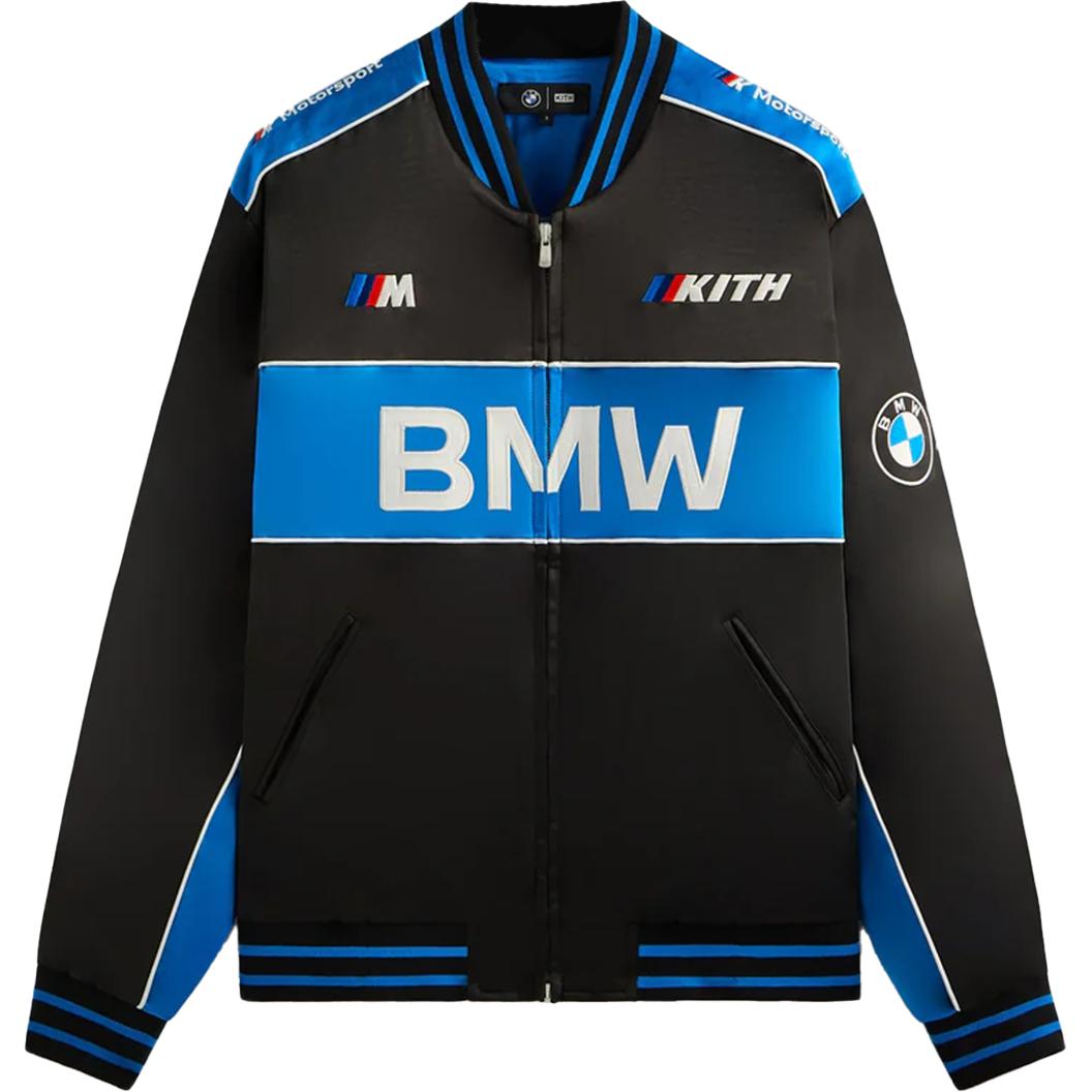 KITH x BMW Souvenir Moto Jacket  Black - Stylish, Minimal, Comfortable. KHM010734-001