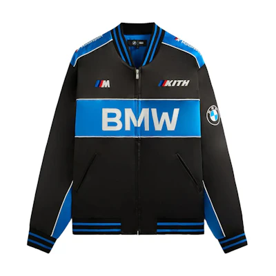 KITH BMW Souvenir Moto Jacket Black - Stylish, Minimal, Comfortable. KHM010734-001