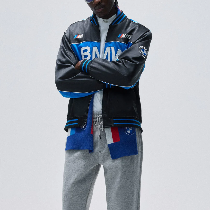 Purchase KITH x BMW Souvenir Moto Jacket Hitam - Stylish, Minimalis, Nyaman. KHM010734-001