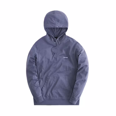 KITH Calvin Klein Indigo Williams I Hoodie Unisex Embroidered Logo Navy KHM030283-403