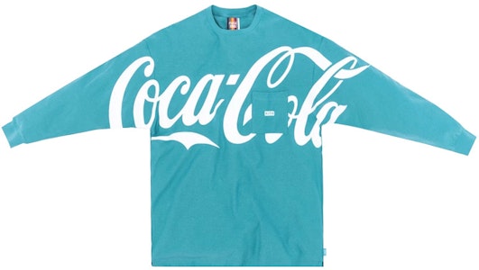 KITH x Coca-Cola Biru Unisex Pullover Lengan Panjang Longgar Tee. KH3541-106 Buy KITH x Coca-Cola Biru Unisex Pullover Lengan Panjang Longgar Tee. KH3541-106