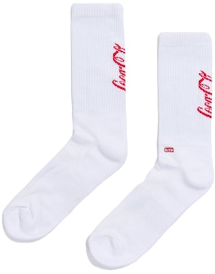 KITH x Coca-Cola Classic Logo Sock White Buy KITH x Coca-Cola Classic Logo Sock White