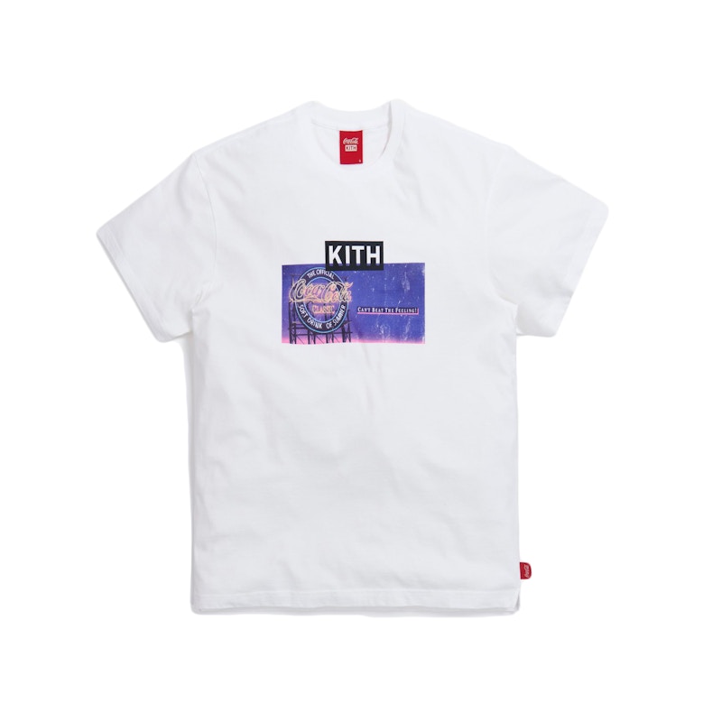 Buy KITH x 可口可樂經典復古白色T恤