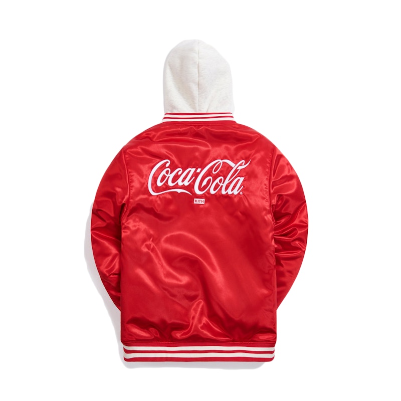 Buy Jaket KITH x Coca-Cola Gorman Merah Marun